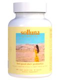 Feel Good SBO Probiotics — Soil Based Organisms (SBOs), Prebiotics, Postbiotics, Humic Acid, Shilajit, Chaga & Turkey Tail Mushroom for Digestion — Solluna by Kimberly Snyder (60CT) Vegan & Non-GMO