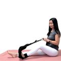 Foot and Calf Stretcher - Stretching Strap for Plantar Fasciitis, Achilles Tendonitis, Heel Spurs, Foot Drop, & Hamstring Versatile Stretch Strap Used as Leg stretcher, Hamstring Stretcher and Foot