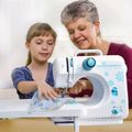 Sewing Machine for Beginners, Sewing Machine For Grandmother, Sewing Machines For Starter, 505 New Upgraded Sewing Machines For Adult-7 Presser Feet, Extension Table, Foot Pedal
