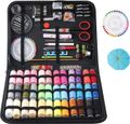 183PCS Sewing Kit for Adults, 183PCS Needle and Thread Kit for Hand Held Sewing Machines for Travel Small Fixes, Emergency Repairs