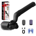 Electric BBQ Grill Brush, Cordless & Rechargeable Power Grill Brush, 180° Adjustable 360° Rotating Electric Grill Cleaner, Automatic Grill Cleaning Tools for Accessories Outdoor,BBQ Gift Idea (Black)